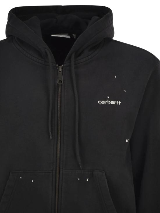 26FW 칼하트 WIP 후드 티셔츠 I036913 89EJ BLACK - CARHARTT WIP