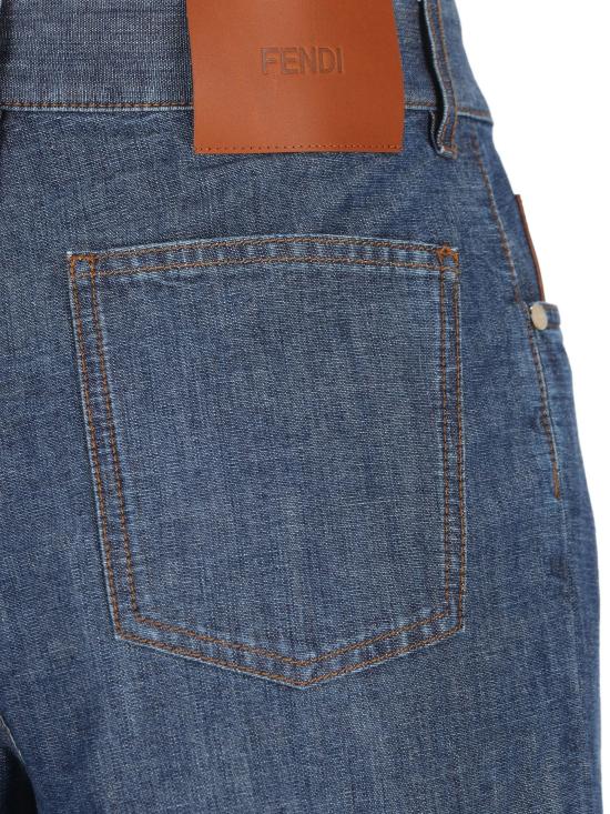 26FW 펜디 스트레이트 팬츠 FLP863 AW8HF0QB0 NAVY - FENDI