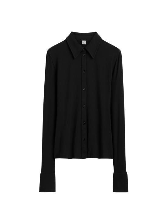 26FW 토템 셔츠 263WRT0752FB0676 001 BLACK