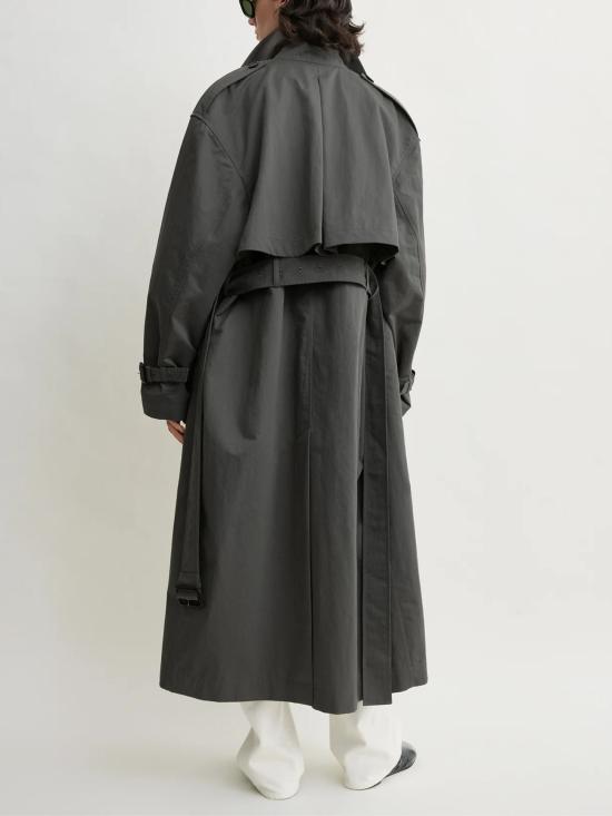 26FW 토템 크리스프 서머 트렌치 코트 크리스프 서머 트렌치 코트 252WRO0197FB0410 079 - TOTEME