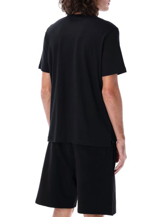 26SS 디젤 T-어드저스트-Od 메탈릭 오발 D 티셔츠 A17880 0CLBR 9XX Black - DIESEL