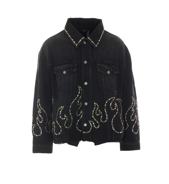 26FW 아미리 봄버 자켓 OUJA1154 VINTAGE BLACK