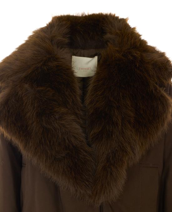 26FW 트윈셋 무스탕 262TP2181 13411 Brown - TWINSET