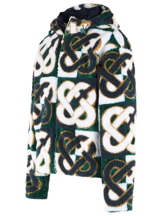 26FW 카사블랑카 자켓 M PF26 JK 498 01FLEECE CASABLANCA MONOGRAM Multicolor - CASABLANCA