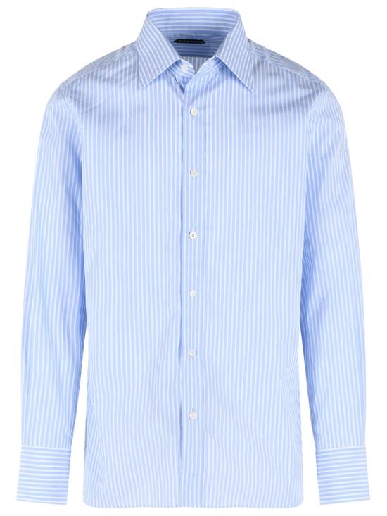 26FW 톰포드 긴팔 셔츠 HSBC01 C0043WUC Light Blue