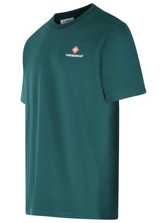 26FW 카사블랑카 폴로 티셔츠 M PF26 JTS 001 12GREEN JERSEY CASABLANCA SPORT TYPE - CASABLANCA