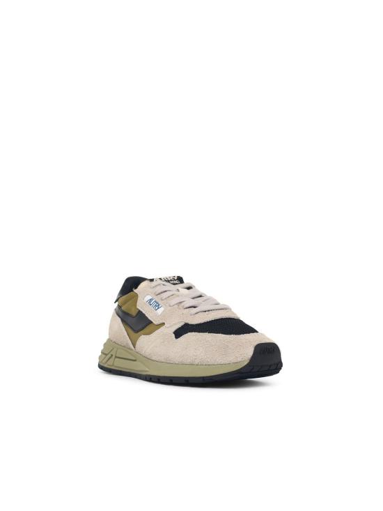 26FW 오트리 릴윈드 로우 나일론 스웨이드 스니커즈 WWLMBY05 Beige - AUTRY