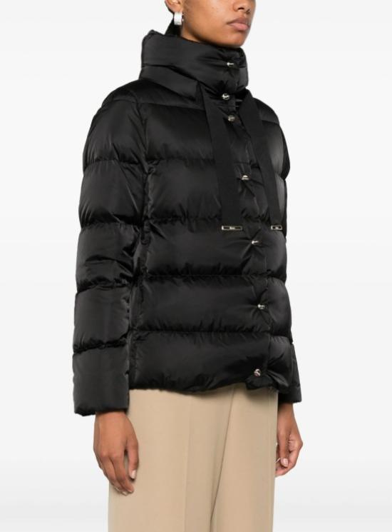 26FW 에르노 새틴 케이 다운 자켓 PI001936D 12170Z9300 Black - HERNO