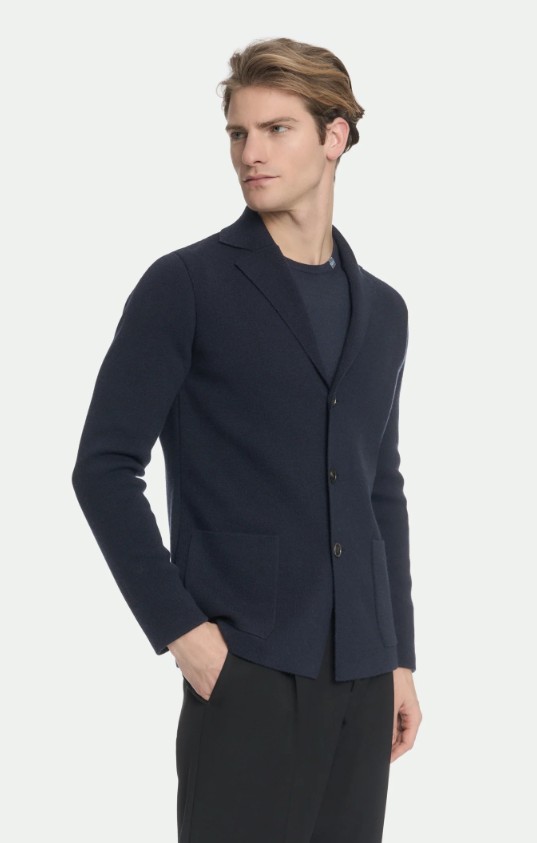 26FW 말로 수트 자켓 UXN037 F1C62E11C Blu - MALO
