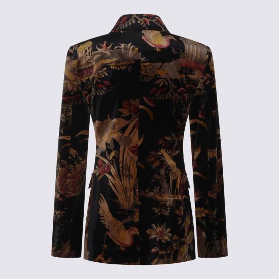 26FW 에트로 수트 자켓 WRCA0010 99SAE1BX0813 BLACK BORDEAUX - ETRO