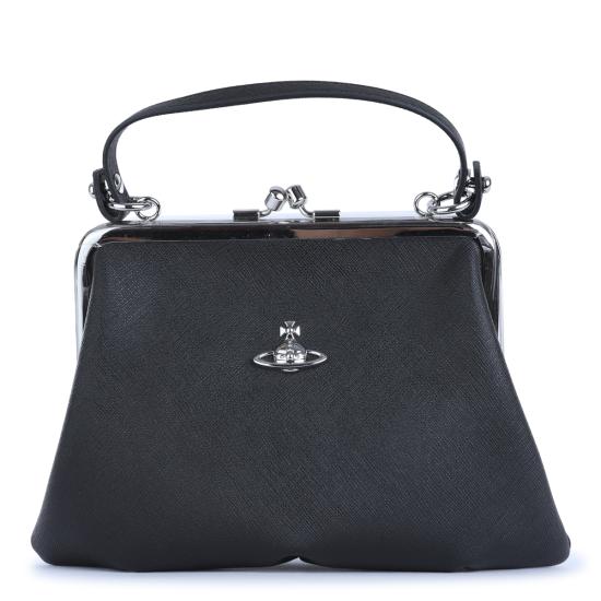 26FW 비비안웨스트우드 그래니 프레임 퍼스 4B010007W S0021N401 BLACK