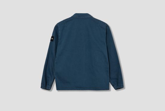  스톤 아일랜드 자켓 라이트 불 데님 인디고-TC 가먼트 다이드 L1 S14 12000 01 S0J18 블루 - STONE ISLAND