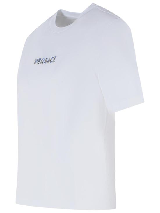 26FW 베르사체 반팔 티셔츠 1025973 1A186901W000 White - VERSACE