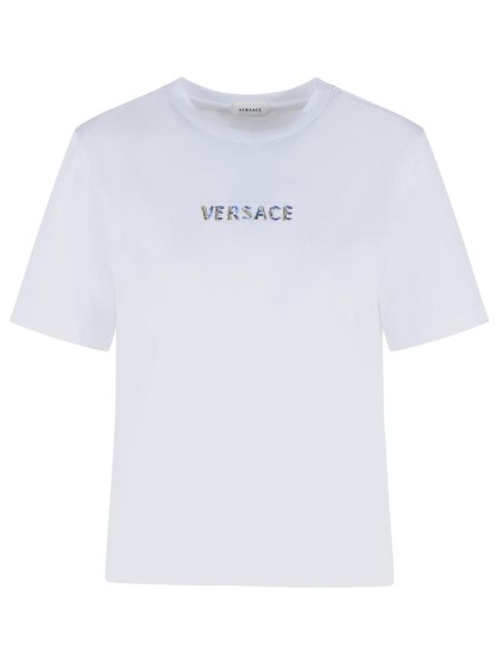 26FW 베르사체 반팔 티셔츠 1025973 1A186901W000 White