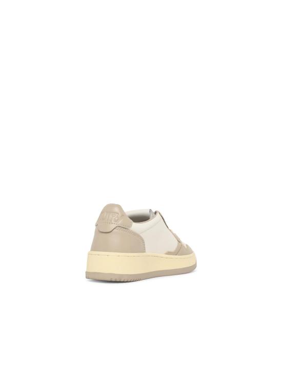 26FW 오트리 메달리스트 로우 레더 스니커즈 AULWWB67 Beige - AUTRY