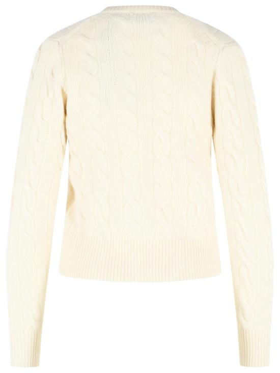 26FW 폴로 랄프로렌 로고 자수 크루넥 가디건 211972104002 Cream - POLO RALPH LAUREN