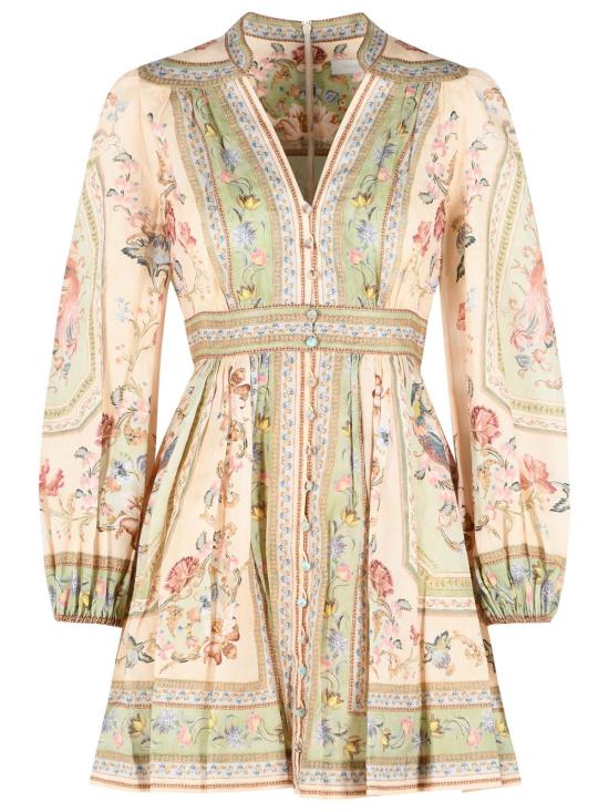 26FW 짐머만 숏 원피스 0932DSS264SAGE TAPESTRY FLORAL Multicolor