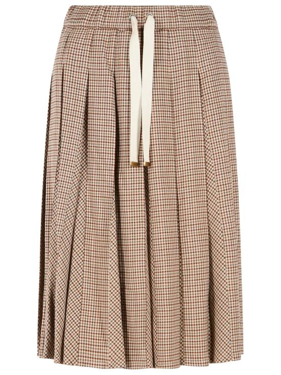 26FW 몽클레어 미디 스커트 093 2D000 01 599LVF22 Beige
