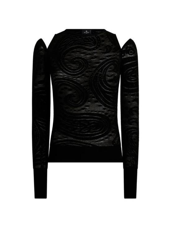 26FW 에트로 긴팔 티셔츠 WRKE0427 AQ11PN0000 Black