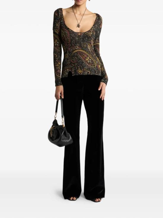 26FW 에트로 스트레이트 팬츠 WREA0033 99TUEI1N0000 Black - ETRO