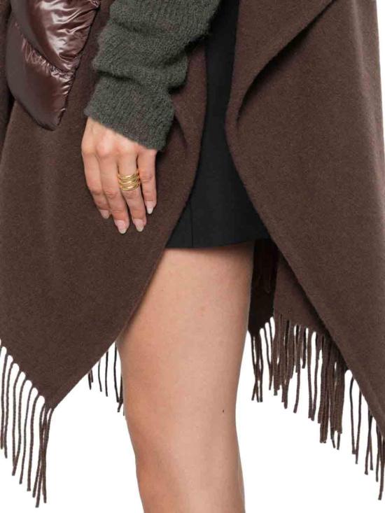 26FW 에르노 퀼티드 포켓 판초 GC00066DR333958810 BROWN - HERNO
