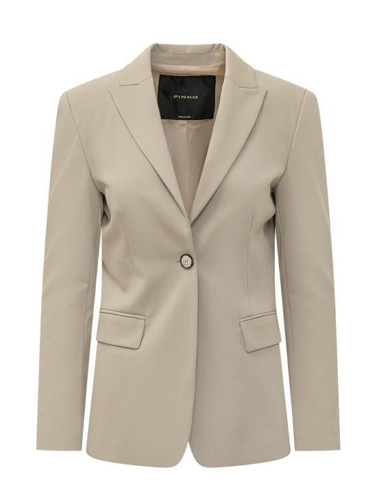 26FW 핑코 수트 자켓 104903A3AH D23 BEIGE PELLE