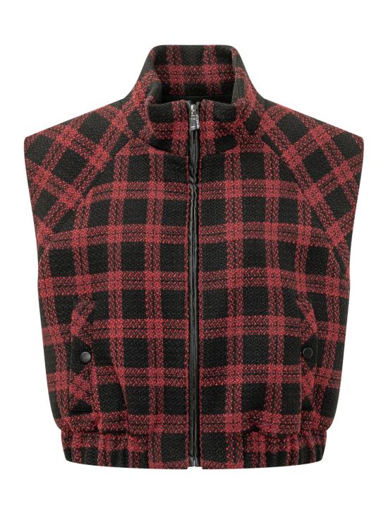 26FW 핑코 베스트 107440A3GN ZR4 NERO ROSSO