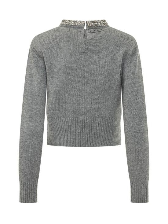26FW 핑코 스웨터 107274A3GI II2 GRIGIO MONUMENTO - PINKO