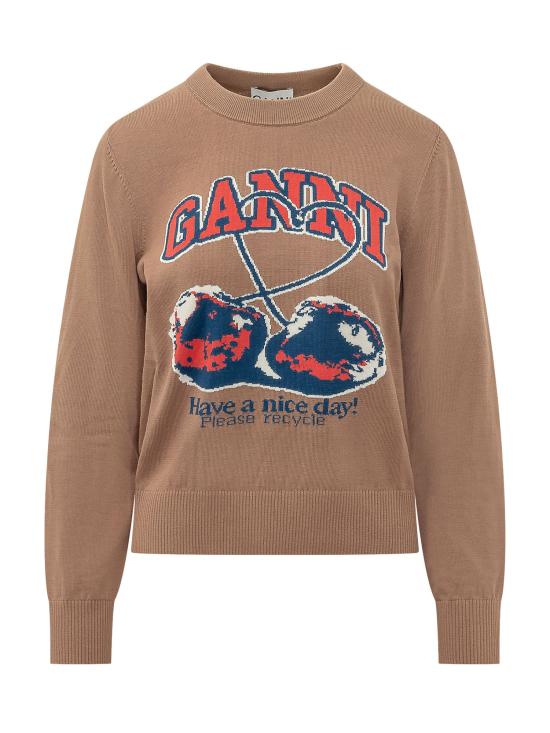 26FW 가니 스웨터 A1150014 118 CAMEL