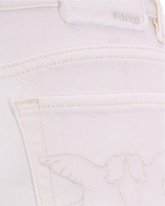 26SS 핑코 데님 팬츠 106228A32PZ05 WHITE - PINKO