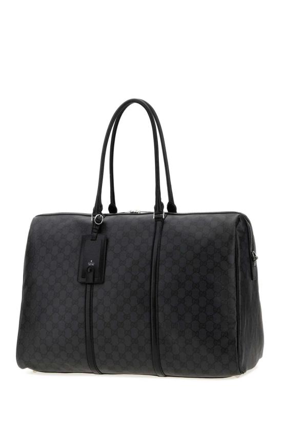  구찌 숄더백 GG 캔버스  에센스 클래식 트래블 백 블랙 - GUCCI