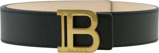 25FW 발망 레귤러 벨트 15414499705172 BLACK