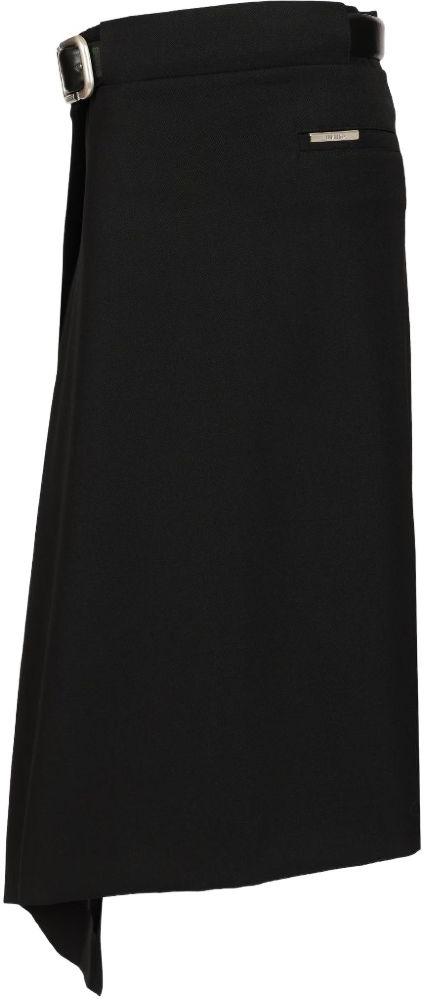 26FW 디 아티코 미디 스커트 261WCS00313WWW065AA100 BLACK - THE ATTICO
