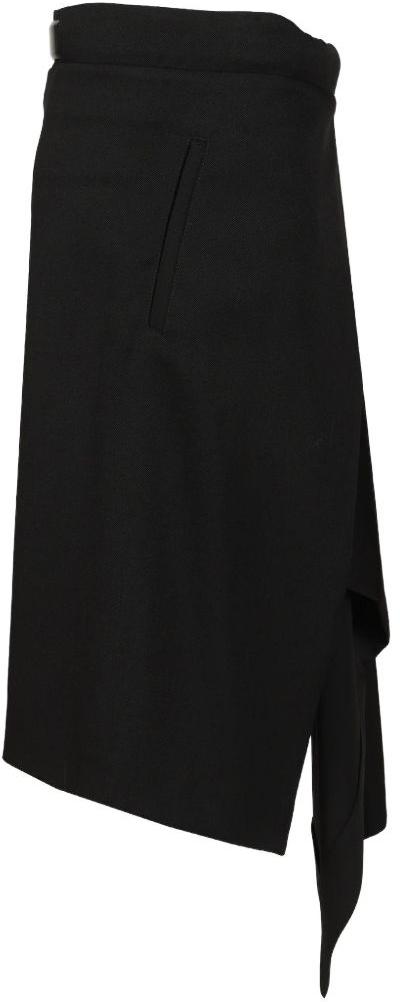 26FW 디 아티코 미디 스커트 261WCS00313WWW065AA100 BLACK - THE ATTICO