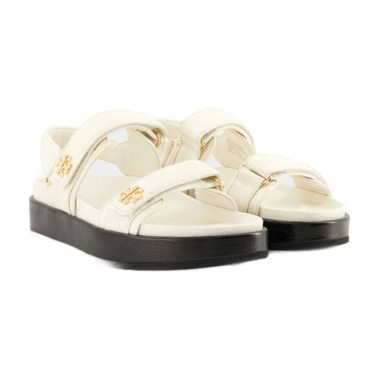  토리버치 샌들 키라 스포츠  화이트 - TORY BURCH