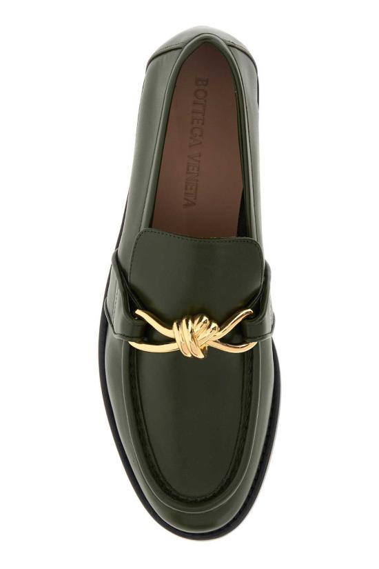  보테가베네타 로퍼 보테가 베네타 모카시니 그린 - BOTTEGA VENETA