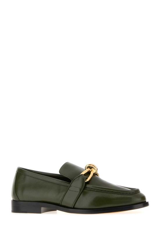  보테가베네타 로퍼 보테가 베네타 모카시니 그린 - BOTTEGA VENETA