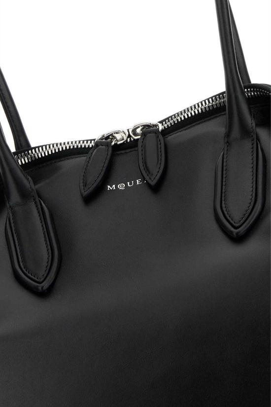  알렉산더 맥퀸 토트백 핸드백 블랙실버 - ALEXANDER MCQUEEN