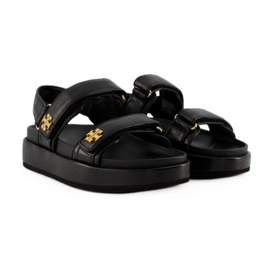  토리버치 샌들 키라 스포츠  블랙 - TORY BURCH