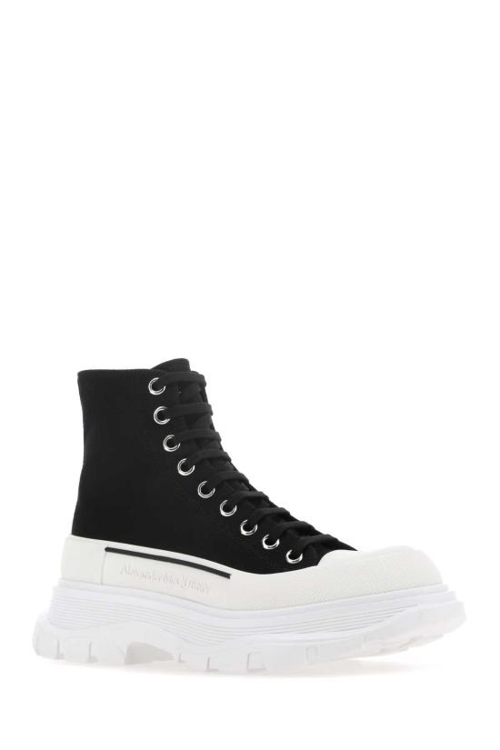  알렉산더 맥퀸 스니커즈 블랙 캔버스 - ALEXANDER MCQUEEN