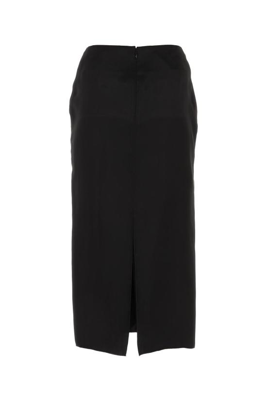 랑방 미디 스커트 곤느  블랙 - LANVIN