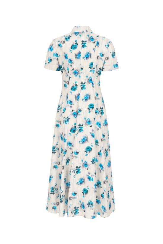 26FW 토리버치 롱 원피스 182043 027 BLUE ROSES - TORY BURCH