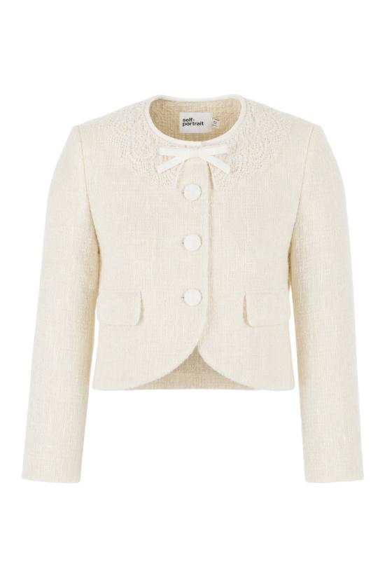 26FW 셀프 포트레이트 수트 자켓 PF26002JC CREAM