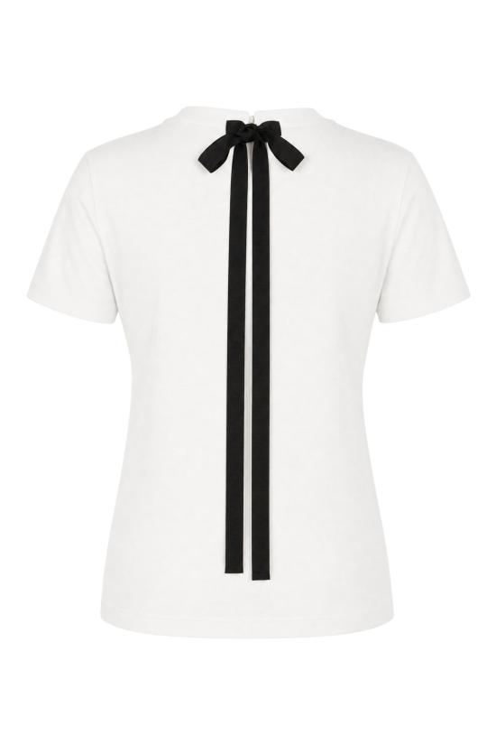 26FW 랑방 반팔 티셔츠 RWTS0024J040H25 0110 OPTIC WHITE BLACK - LANVIN