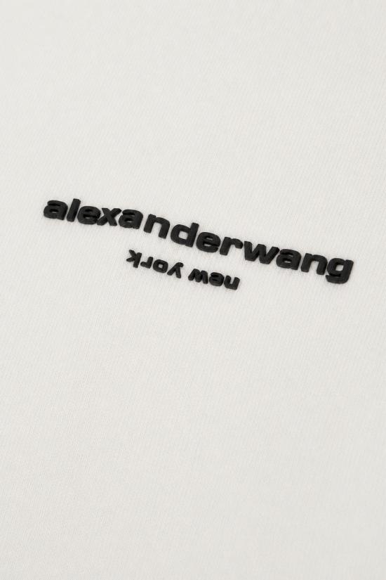 26FW 알렉산더 왕 긴팔 티셔츠 UCC3261908 100 WHITE - ALEXANDER WANG