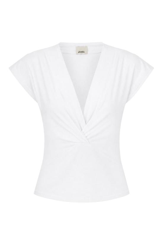 26FW 이자벨마랑 민소매 티셔츠 26ATS0341FAA1N41I 20WH WHITE