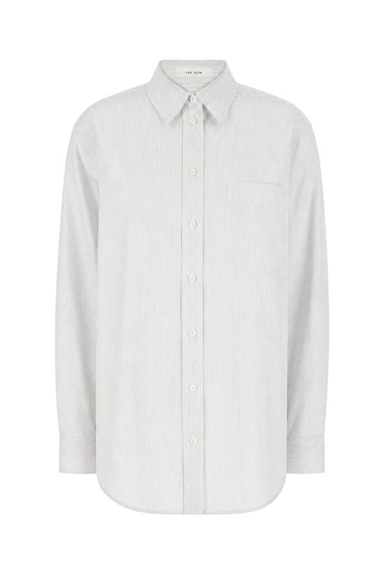 26SS 더로우 Gavina 셔츠 10477W4591 WBS WHITE BLUE STRIPE