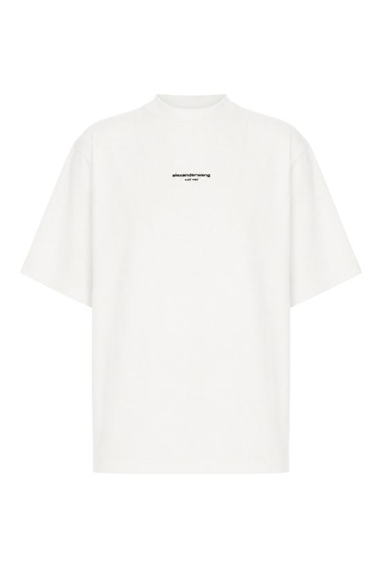 26FW 알렉산더 왕 반팔 티셔츠 UCC3261905 100 WHITE