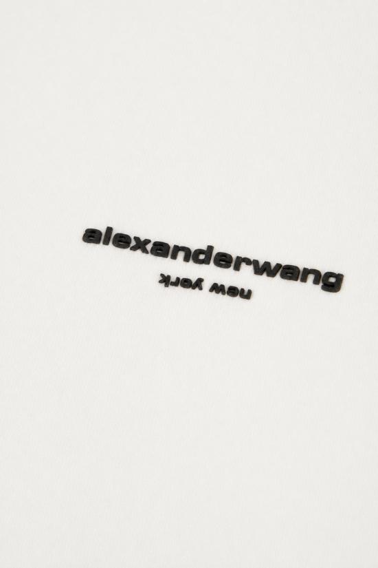 26FW 알렉산더 왕 반팔 티셔츠 UCC3261905 100 WHITE - ALEXANDER WANG