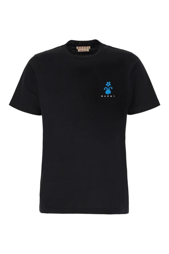 26FW 마르니 반팔 티셔츠 THJE0407P0USCZ33 LON99 BLACK